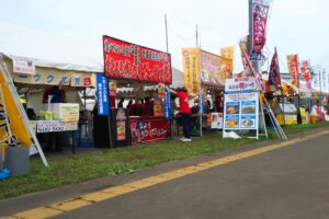 出店準備の様子