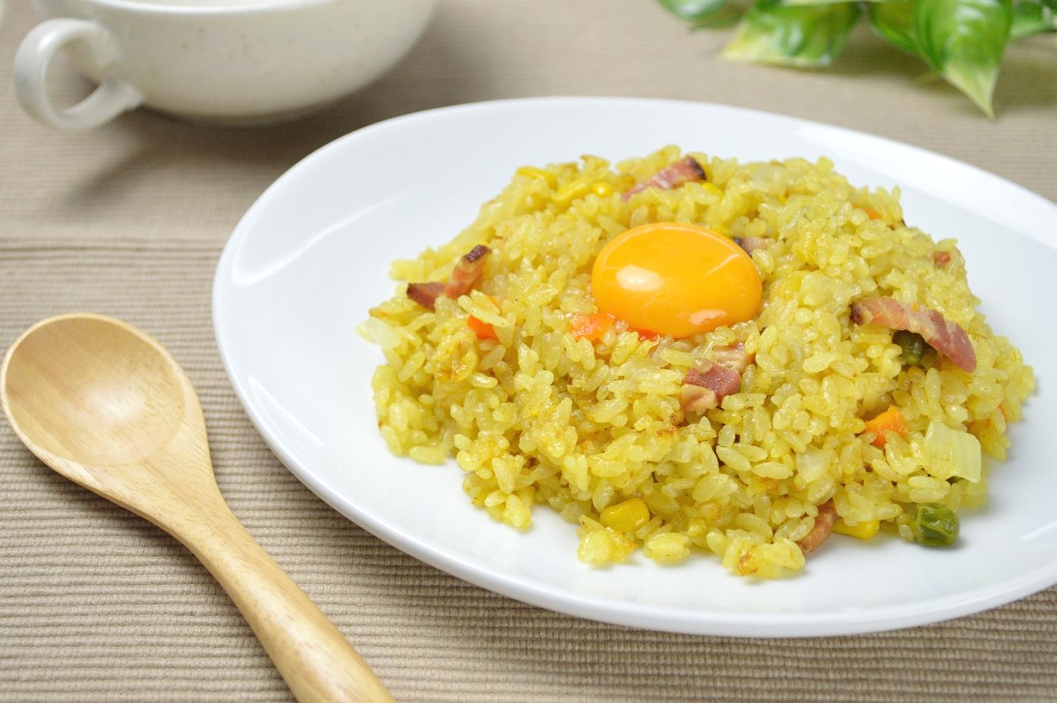 '十五夜に！月見カレーピラフ