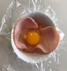 超時短！レンジでハムエッグ