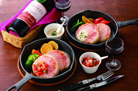 ロースハムステーキ＆ソース（２種類）